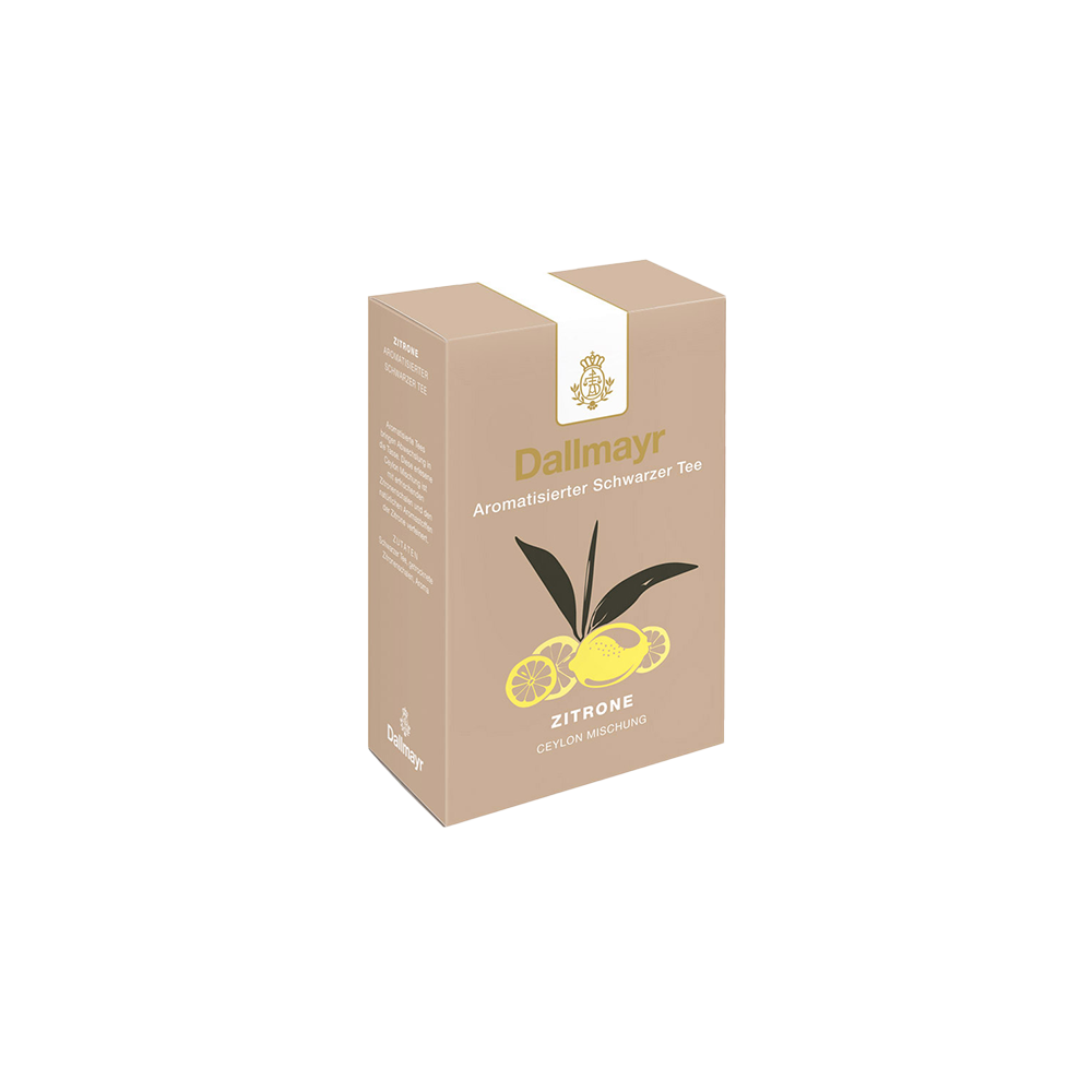 Dallmayr lemon - flavored Ceylon blend, loose tea 100g