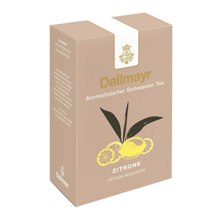Dallmayr Lemon – Ceylon-Mischung mit Zitronengeschmack, loser Tee, 100 g