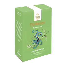 Dallmayr Gunpowder - grüner Blatttee, loser Tee, 150 g