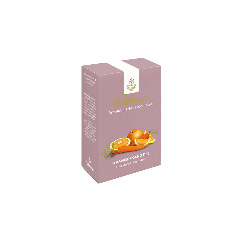 Dallmayr Orange / Karotte - Aromatisierte Früchteteemischung, loser Tee 100 g