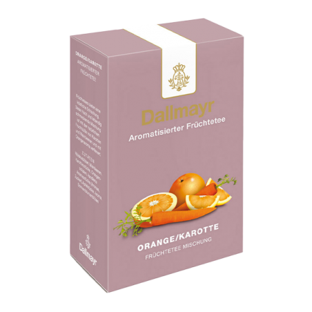 Dallmayr Orange / Karotte - Aromatisierte Früchteteemischung, loser Tee 100 g