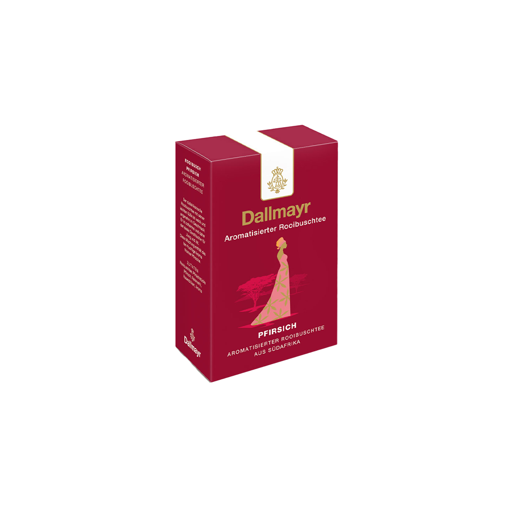 Dallmayr Pfirsich - aromatisierter Rooibos-Tee, loser Tee 100 g
