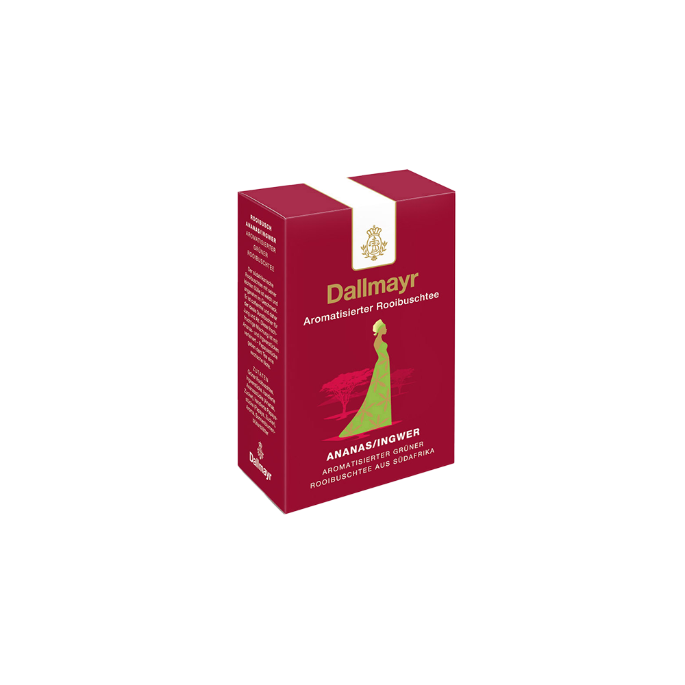 Dallmayr Ananas-/Ingwer-aromatisierter Rooibos-Tee, loser Tee 100 g