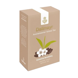 Dallmayr Grüner Tee mit Kokos- und Mandelaroma, lose, 100 g