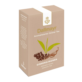 Dallmayr Ginseng / Ingwer - Aromatisierter grüner Tee, loser Tee 100 g