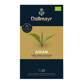 Dallmayr Bio Assam, 20 pyramid bags