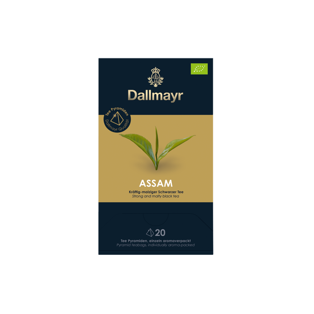 Dallmayr Bio Assam, 20 Pyramidenbeutel