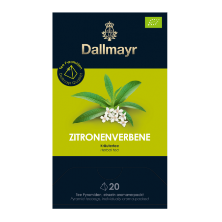 Dallmayr organic lemon verbena, 20 pyramid bags