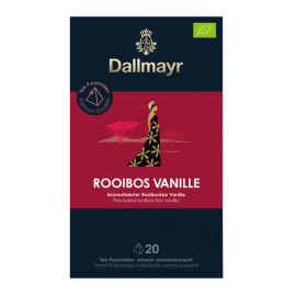 Dallmayr Bio Rooibos Vanille, 20 Pyramidenbeutel