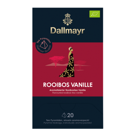 Dallmayr Organic Rooibos Vanilla, 20 pyramid bags