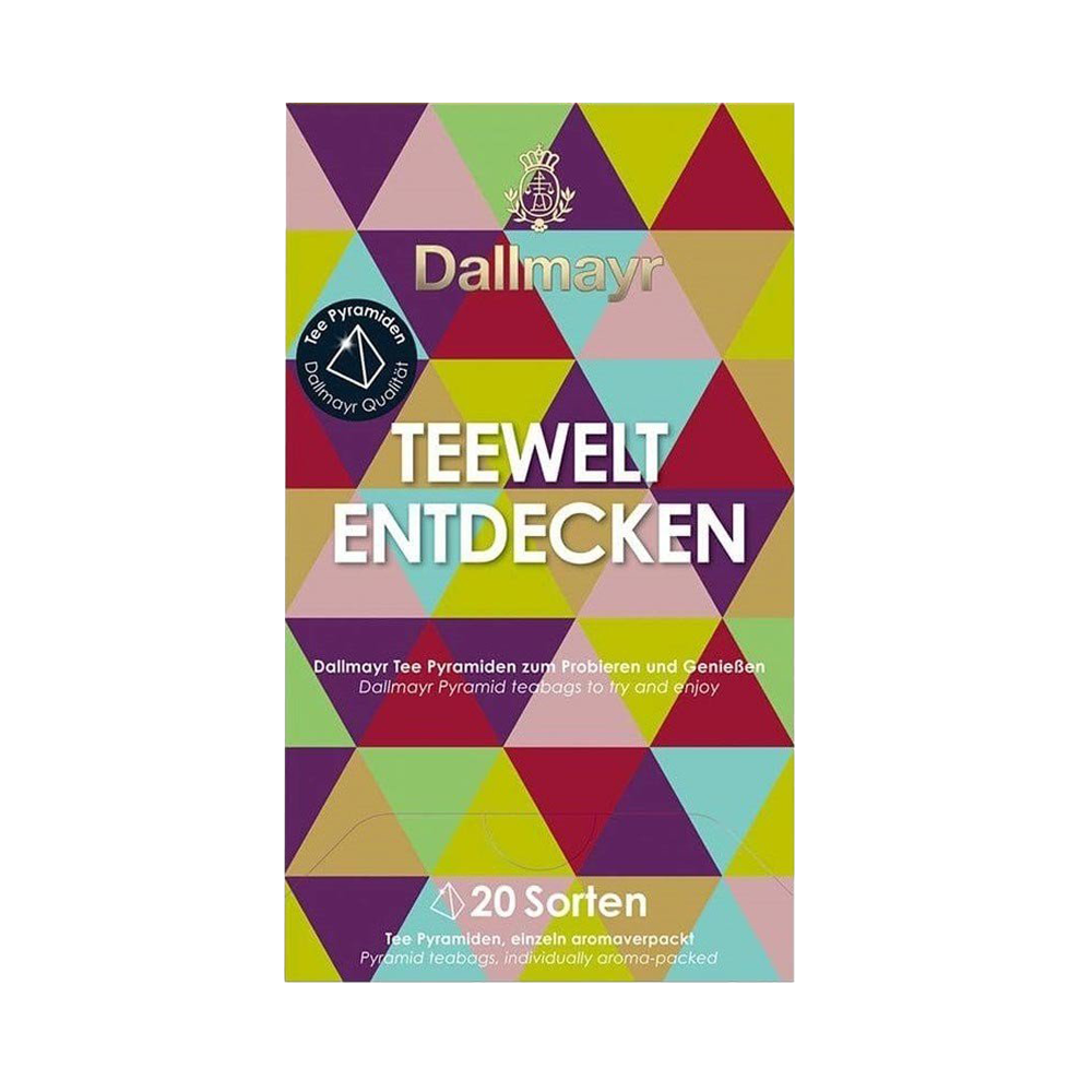 Entdecken Sie die Dallmayr Teewelt, 20 Pyramidenbeutel