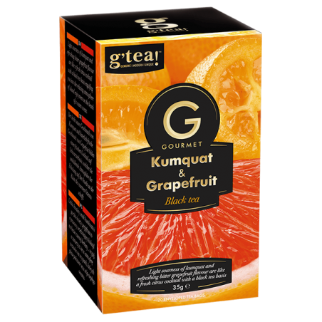 G'tea! Gourmet Kumquat- & Grapefruit-Schwarztee 35 g