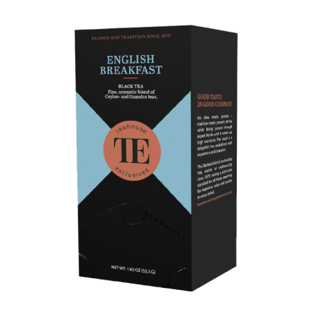 Teehaus Exklusiv Tee Englisches Frühstück 20 Gourmet-Teebeutel
