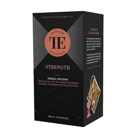 Teahouse exclusives TE Strength  15 Luxus-Teebeutel