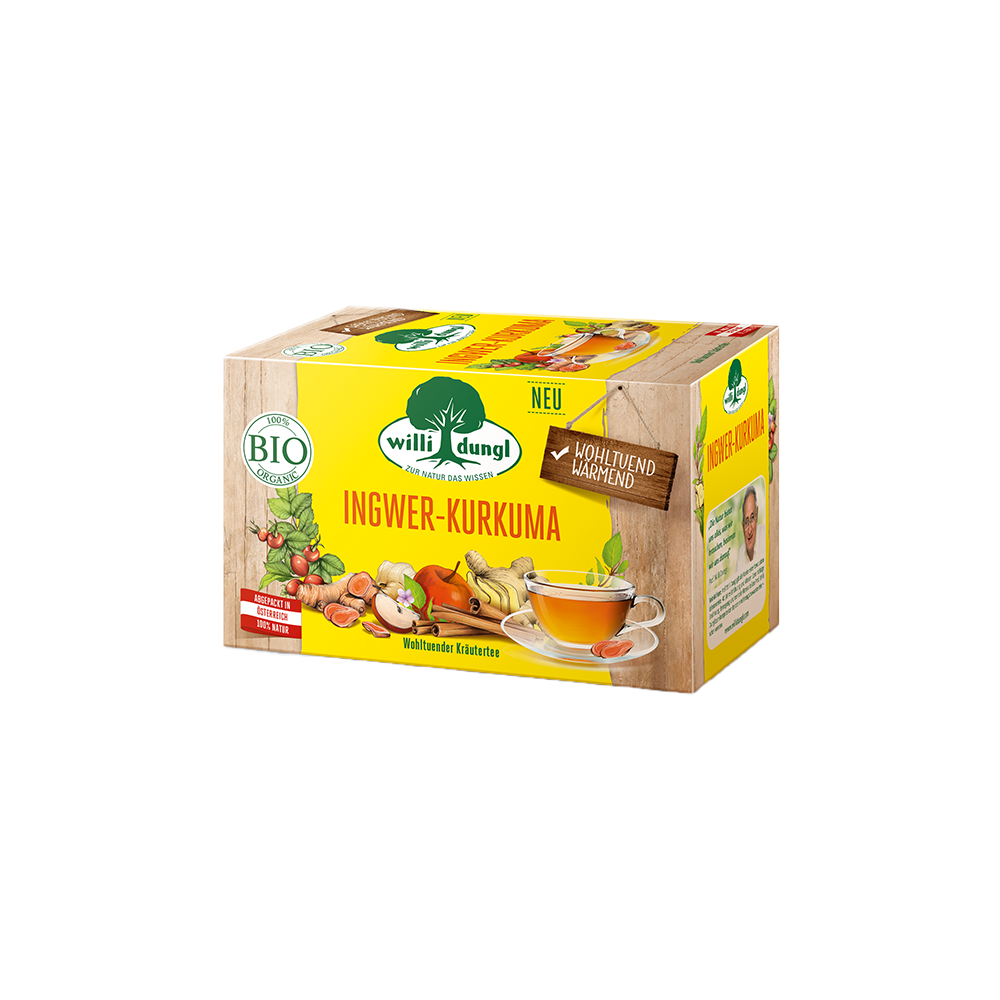 Willi Dungl Bio-Ingwer-Kurkuma 20 Doppelkammerbeutel