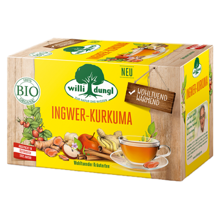 Willi Dungl Bio-Ingwer-Kurkuma 20 Doppelkammerbeutel