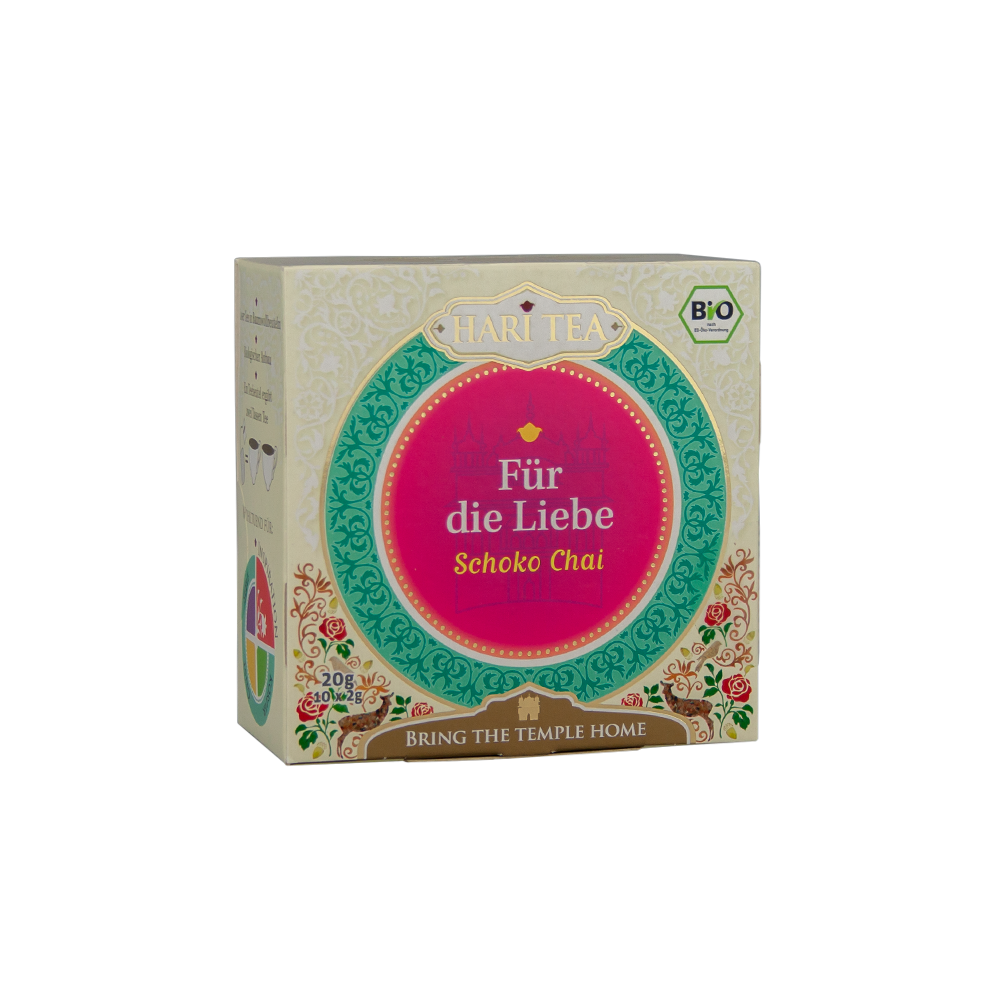 Hari Tea Bio Schokoladen-Chai 10 Baumwoll-Teebeutel