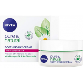 Nivea Pure & Natural Beruhigende Tagescreme 50 ml / 1,6 fl oz