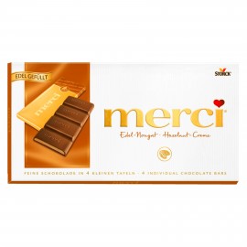 Storck Merci Nougat Hazelnut Cream Chocolate 112 g