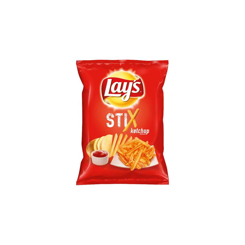 LAYS STIX KETCHUP FLAVOUR - 140G - POTATO CHIPS CRISPS FRENCH FRIES SNACK