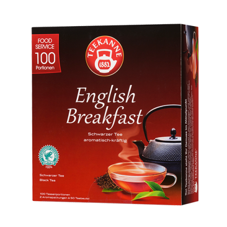 Teekanne English Breakfast 100 tea bags (EXP 06/2025)
