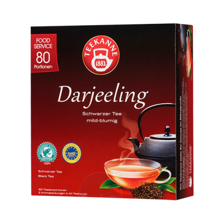 Teekanne Darjeeling 80 Teebeutel