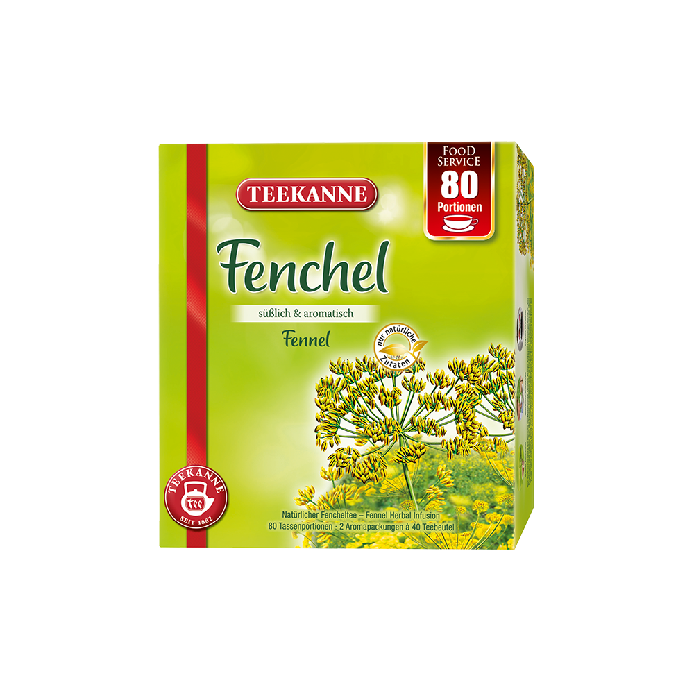 Teekanne Fenchel 80 Teebeutel
