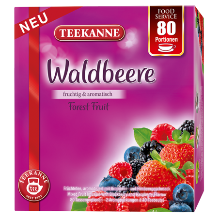 Teekanne Wilde Beeren 80 Teebeutel