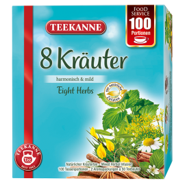 Teekanne 8 Kräuter 100 Beutel