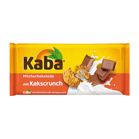 Kaba Milk Chocolate with Biscuit Crunch 100 g / 3.5 oz