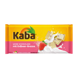 Kaba White Chocolate with Strawberry & Fizz 85 g