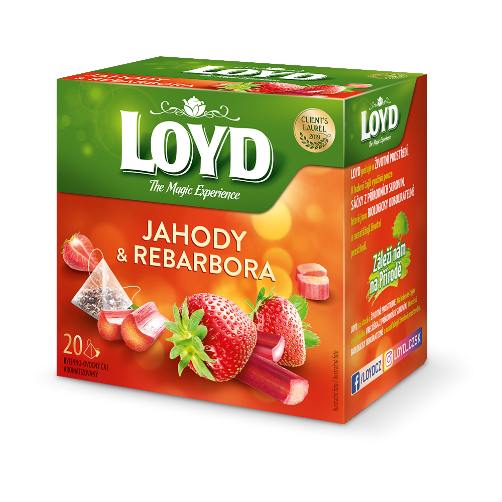 Loyd Erdbeeren und Rhabarber 20 Teebeutel (MHD 12/2025)