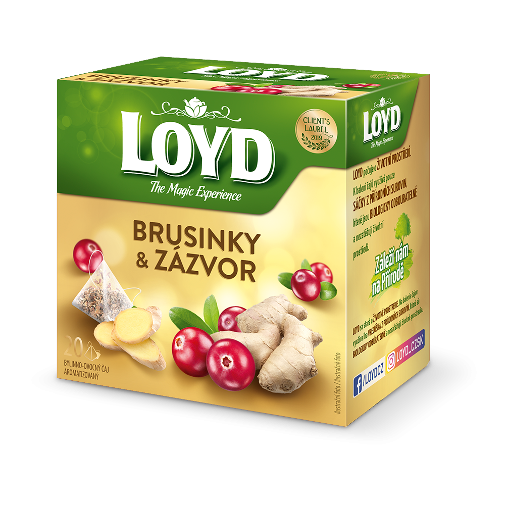 LOYD CRANBERRIES MIT INGWER 20 Teebeutel