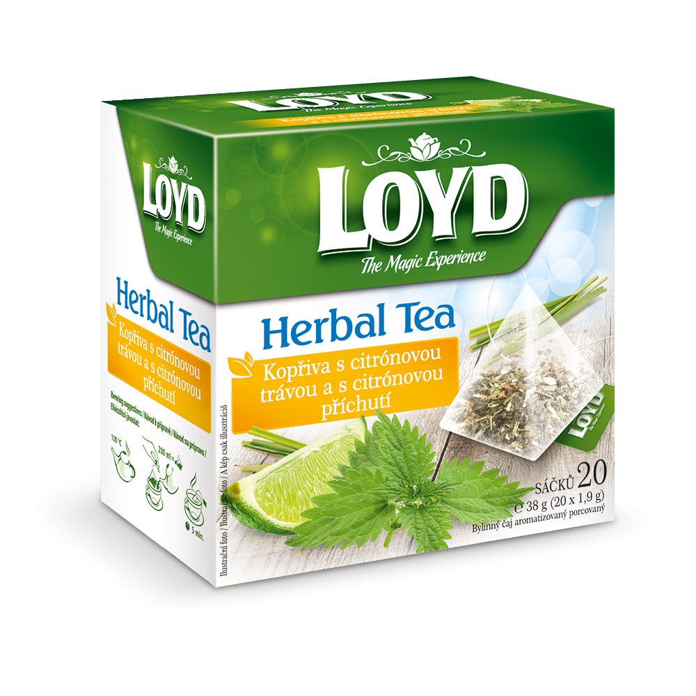 LOYD Nettle with Lemongrass and Lemon Peel 20 tea bags