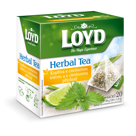 LOYD Nettle with Lemongrass and Lemon Peel 20 tea bags