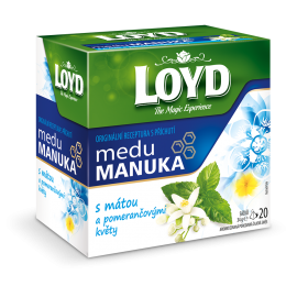 LOYD Manuka-Honig mit Minze und Orangenblüte 20 Teebeutel