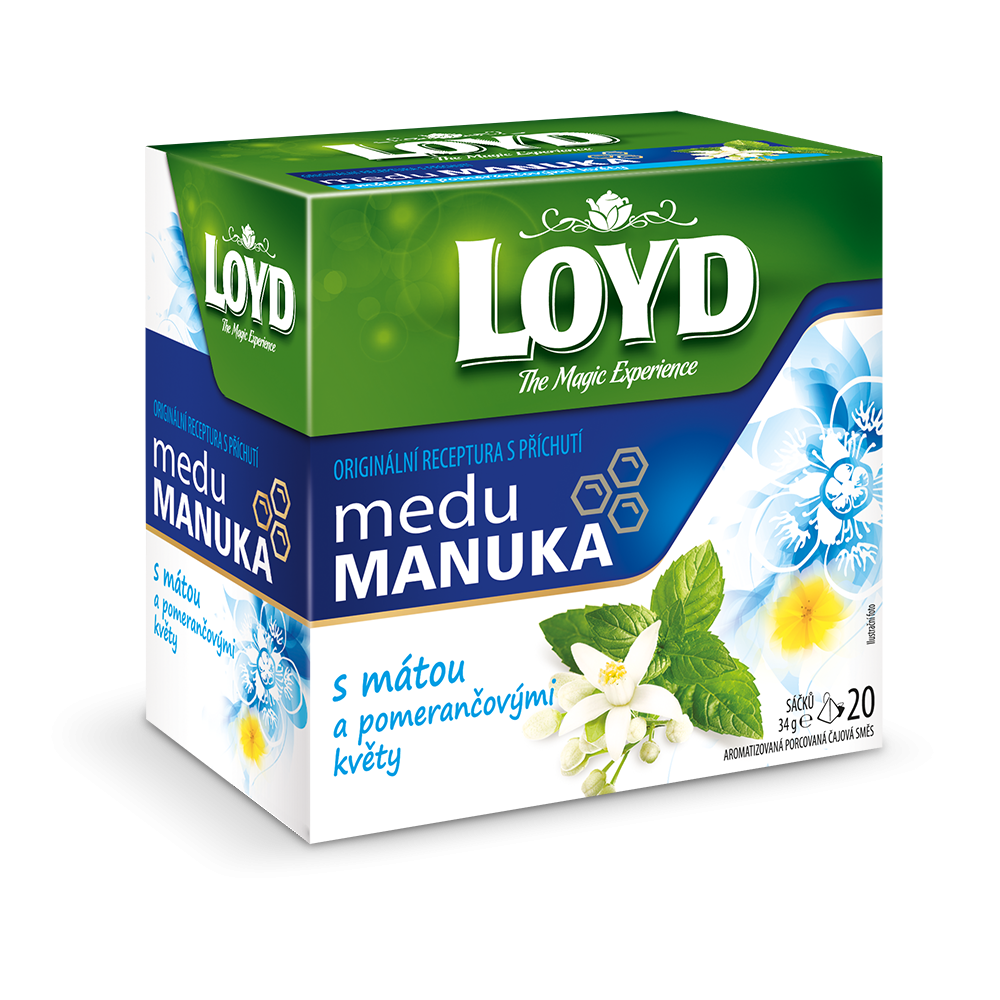 LOYD Manuka-Honig mit Minze und Orangenblüte 20 Teebeutel