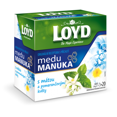LOYD Manuka-Honig mit Minze und Orangenblüte 20 Teebeutel