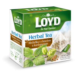 LOYD Zitronenmelisse mit Hopfen und Kardamom 20 Teebeutel