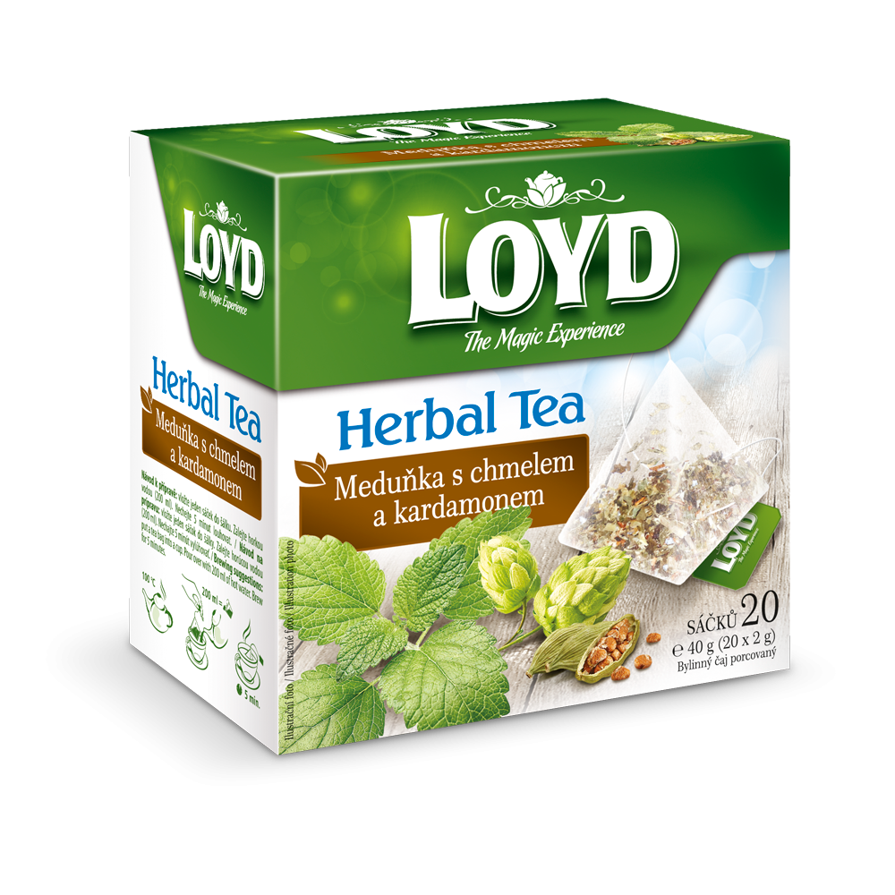 LOYD Zitronenmelisse mit Hopfen und Kardamom 20 Teebeutel