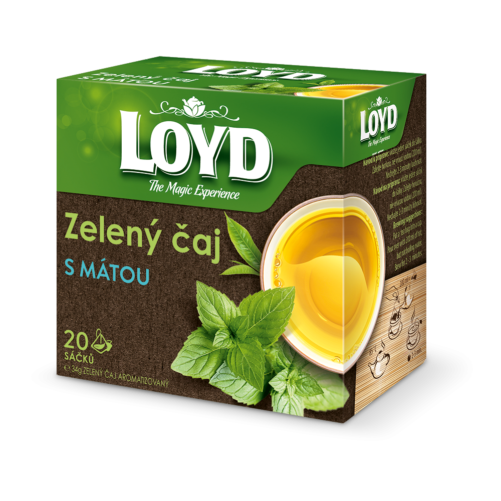 LOYD GRÜNER TEE MIT MINZE 20 Teebeutel