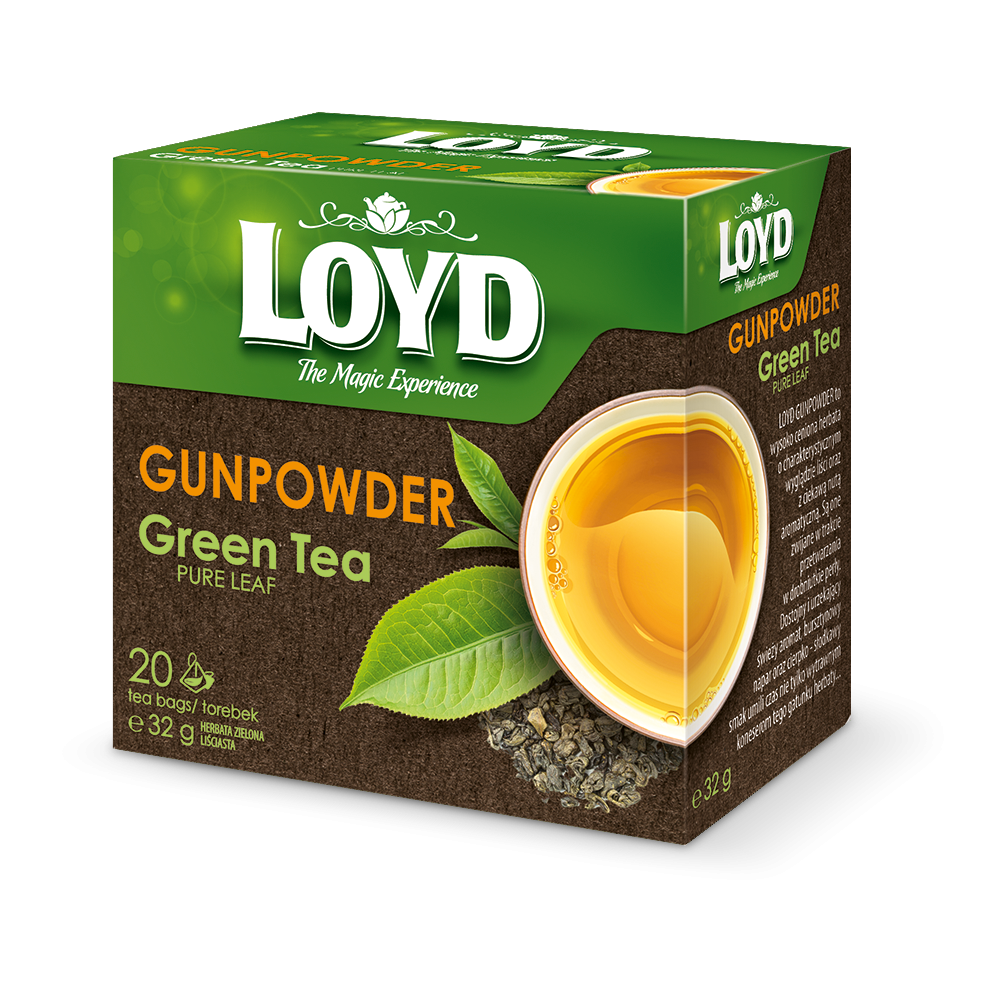 LOYD Grüner Tee Gunpowder 20 Teebeutel
