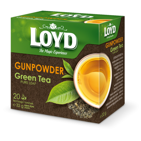LOYD Grüner Tee Gunpowder 20 Teebeutel