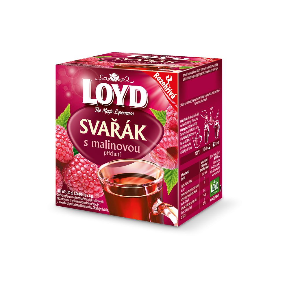 LOYD Glühwein mit Himbeere 10 Teebeutel