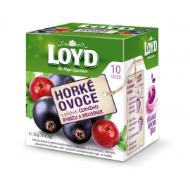 LOYD Hot Fruit Schwarze Johannisbeere & Cranberry 10 Teebeutel