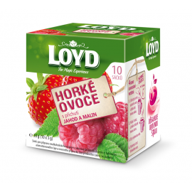 LOYD HOT FRUIT ERDBEERE / HIMBEERE 10 Teebeutel
