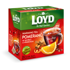 Loyd Warming Tea Orange with Cinnamon and Clove 20 tea bags