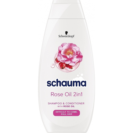 Schwarzkopf Schauma Rose Oil 2in1 Shampoo & Conditioner 400 ml / 13.4 fl oz
