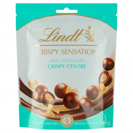 Lindt Crispy Sensation Milk Chocolate Crispy Centre 140 g