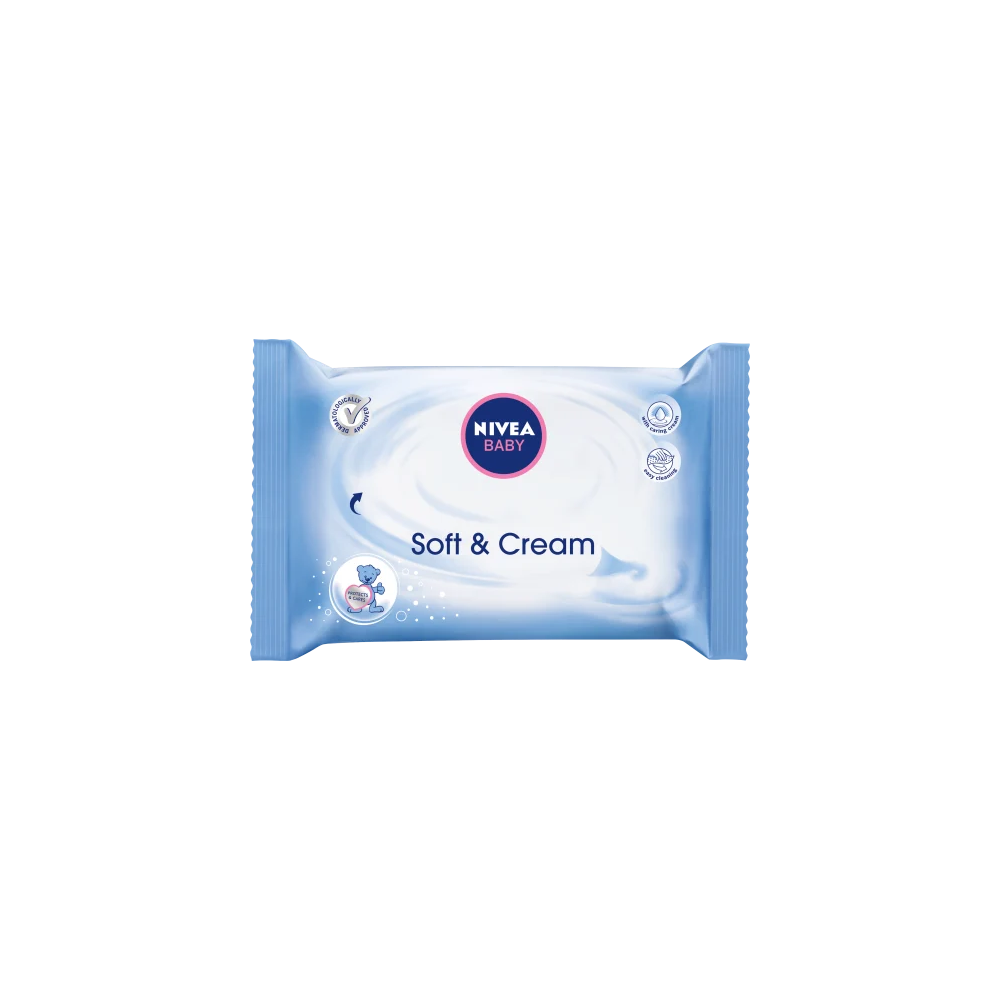 NIVEA BABY Sanft & Creme Feuchttücher 63 Stk.